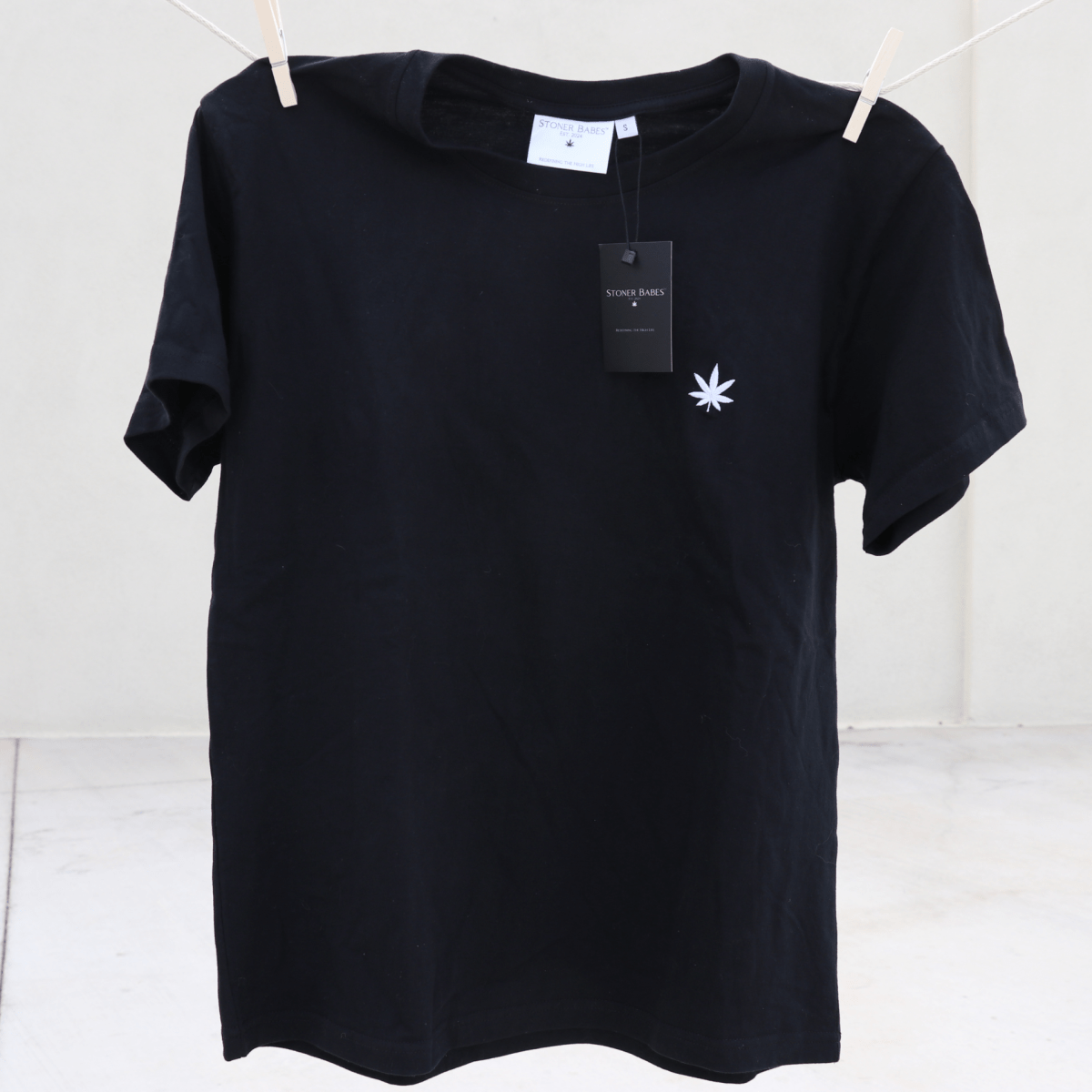 Stoner Babes Basic Embroidered Tee – 100% Cotton - Image 2