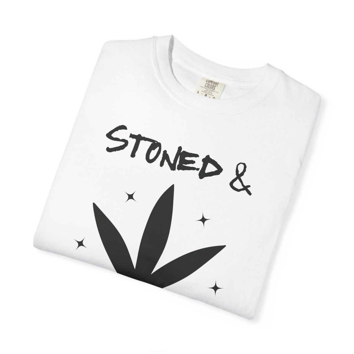 "Stoned and Very Confused" 420 Tee – Comfort Colors Cotton Shirt - Image 4
