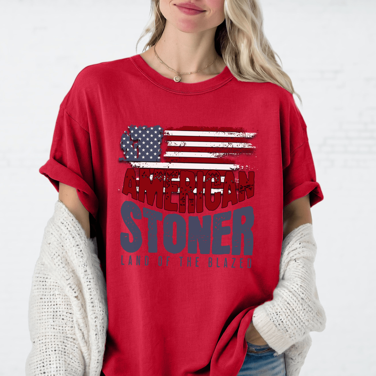American Stoner – Stoner Babes™ Unisex Tee | Chill 4th of July Vibes